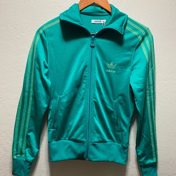 teal adidas tracksuit